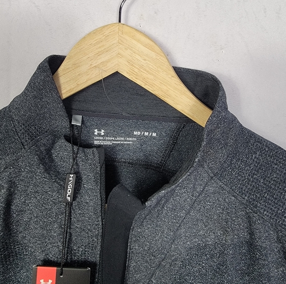 Under Armour Dark Gray Quarter-Zip Jacket - Picture 3 of 4